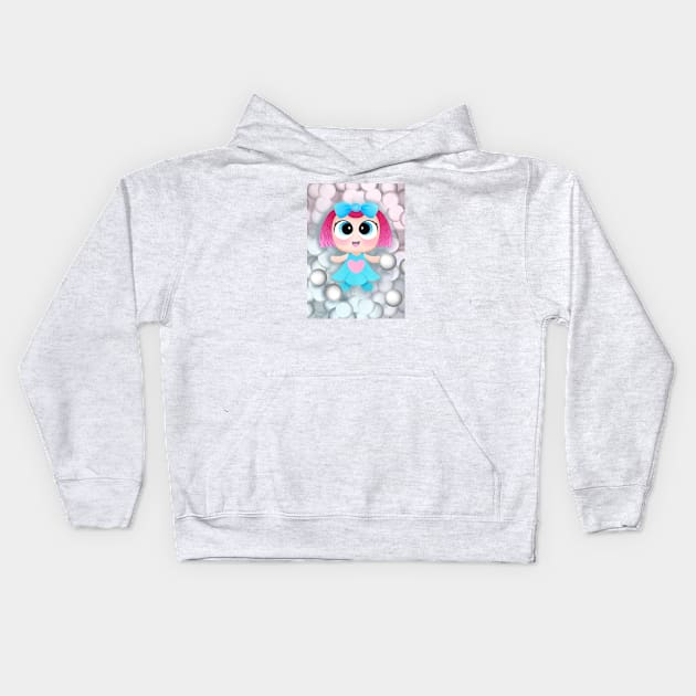 Little doll Kids Hoodie by Keen_On_Colors